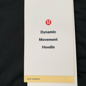 Dynamic movement lululemon pullover hooded jacket